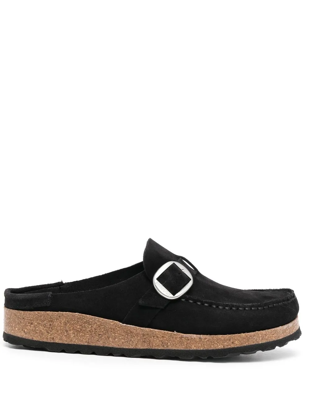Замшевые мюли BIRKENSTOCK, черный