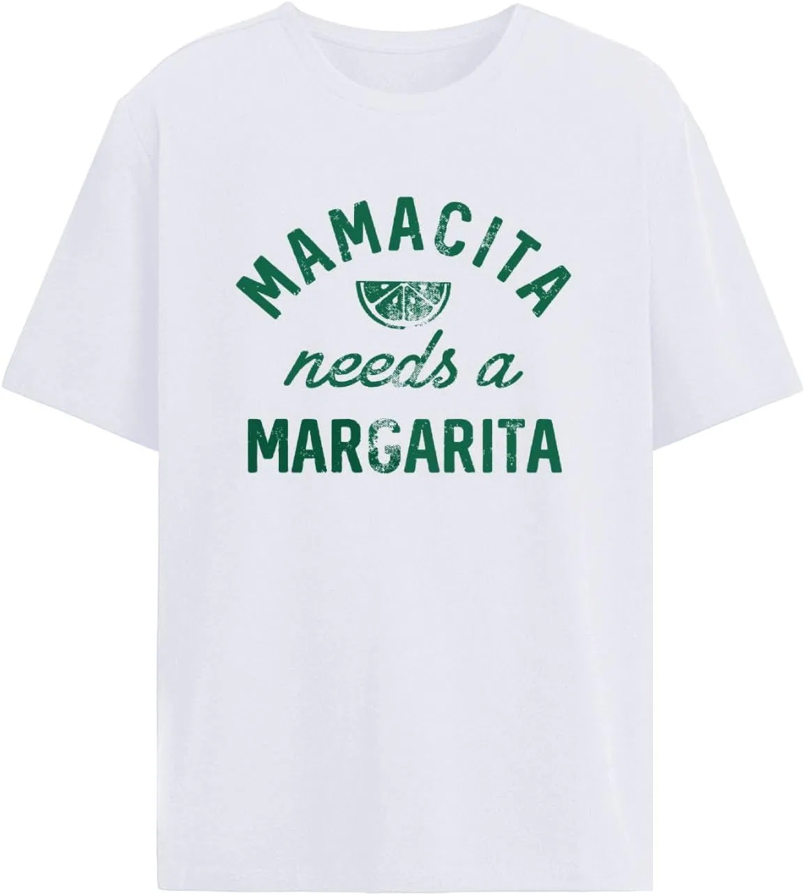 Футболка MamáCita Needd A Margarita для женщин с принтом Generic, белый