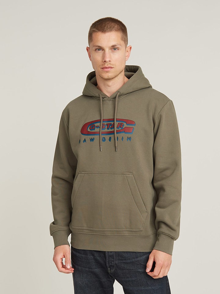 

G-Star Худи цвета хаки