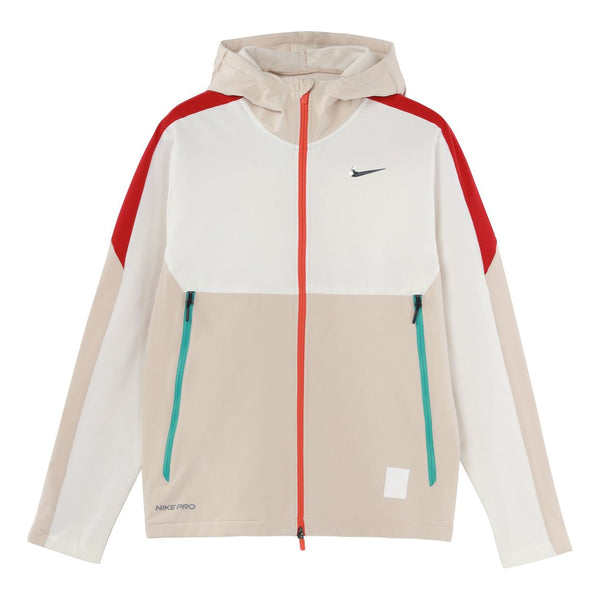 

Куртка Men's Nike Casual Sports Logo Hooded Long Sleeves Sail White Jacket, белый