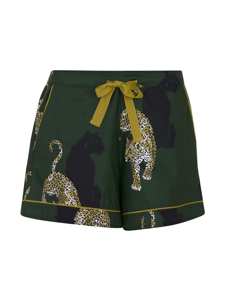 

Оливковые шорты, ночная рубашка зеленого цвета Cyberjammies