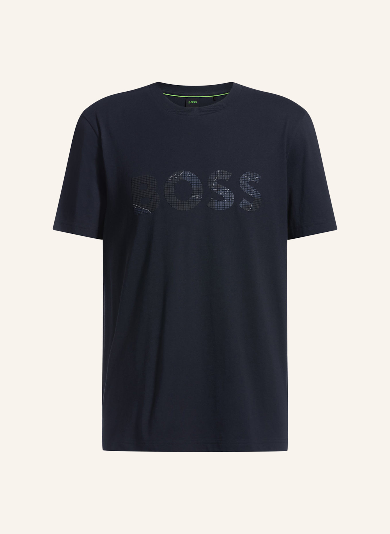 

Футболка с логотипом glamping regular fit Boss, синий