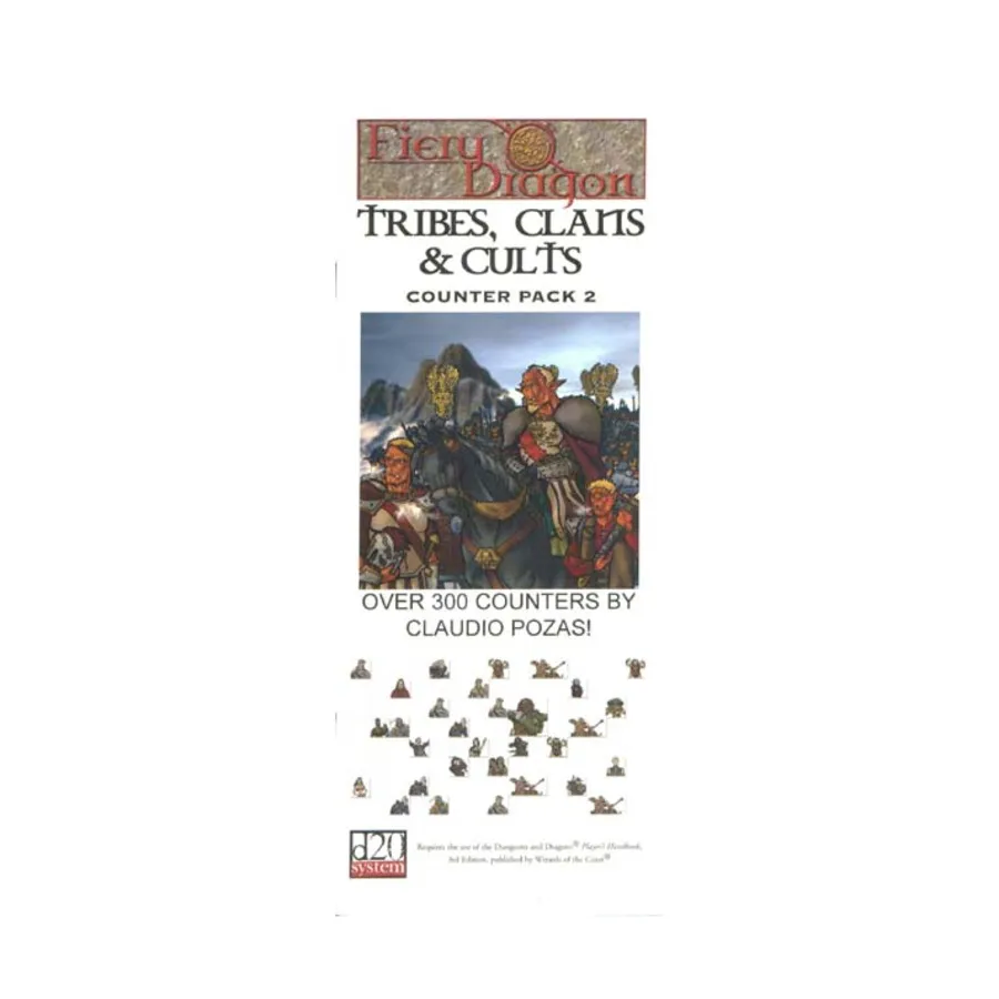

Counter Pack #2 - Tribes, Clans & Cults, Counter Collections (Fiery Dragon) (d20), мягкая обложка