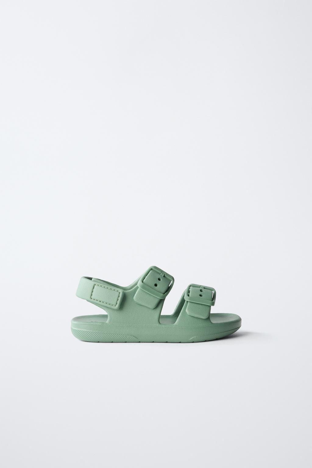 

Сандалии для бассейна ZARA, цвет Khaki Green