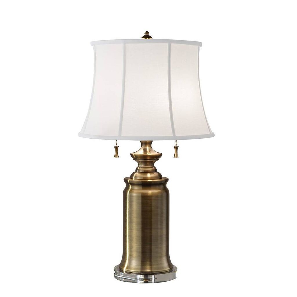 

Лампа кабинная, латунь, с абажуром Elstead Lighting