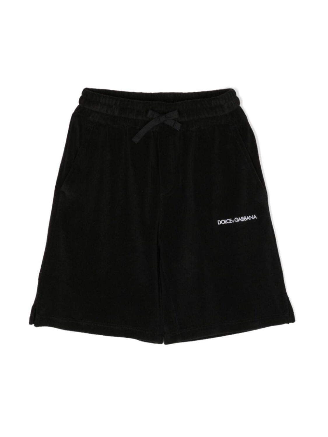 

Dolce & Gabbana спортивные шорты с вышитым логотипом, черный