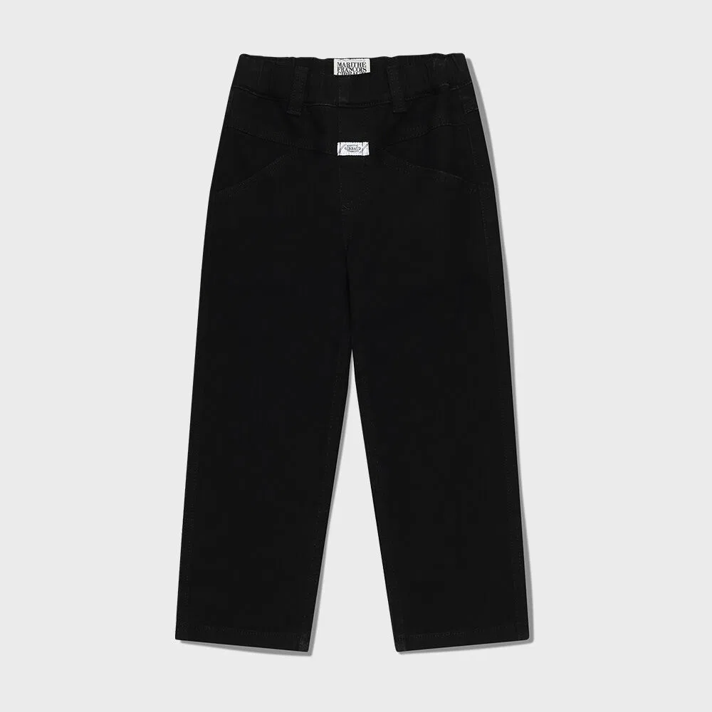 Детские чёрные джинсы Kids X-Pocket Tapered от Marithé Kids — фото 2