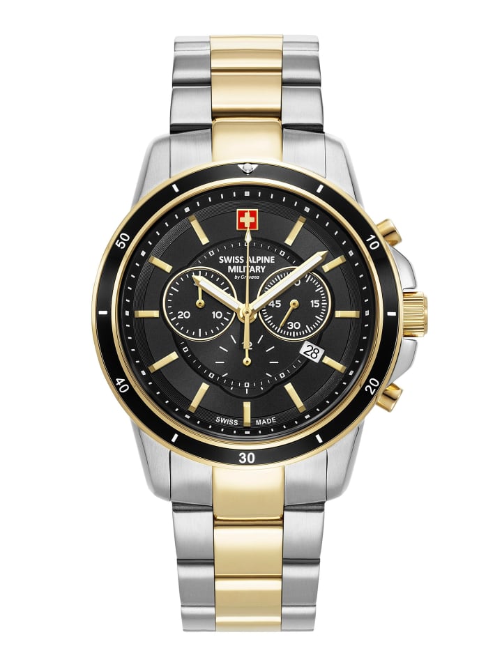 

Swiss Alpine Military by Grovana Мужские аналоговые часы черного цвета