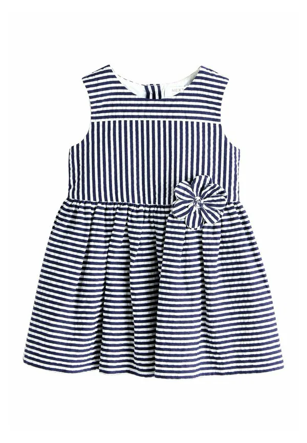 Платье для выпускного бала/дня с корсажем, прямого кроя. Next, Navy Stripe