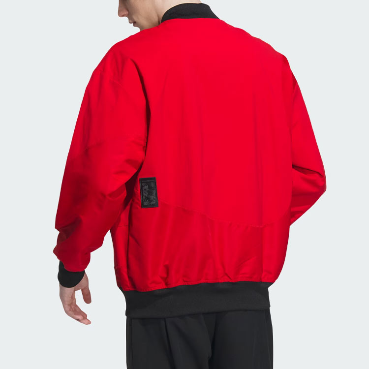 Куртка Adidas Year Of The Dragon CNY Series FW23 Мужская Светло-Алая — фото 4
