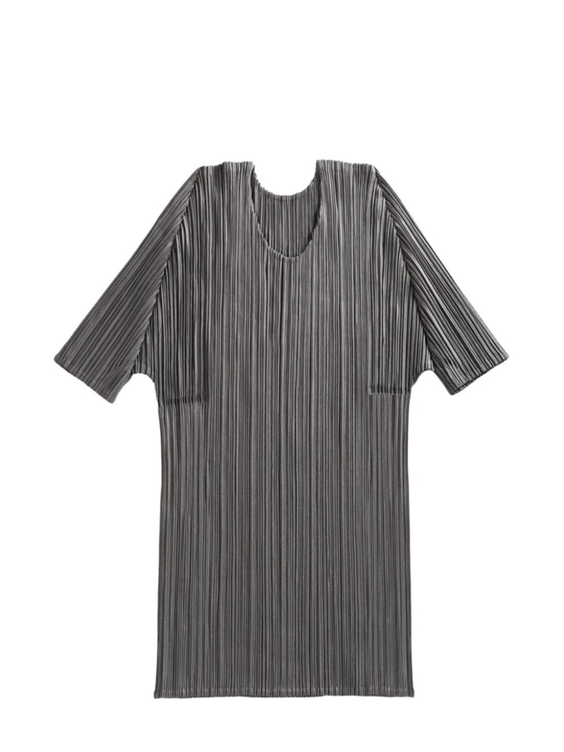

Плиссированная футболка Pleats Please Issey Miyake, серебряный