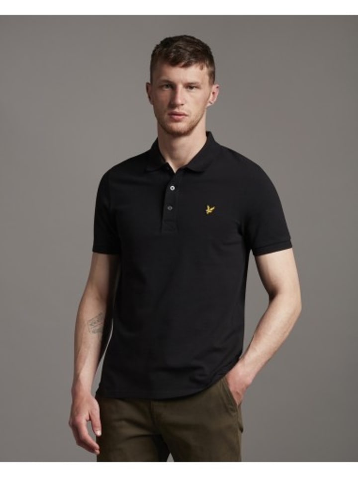 

Футболка поло Lyle & Scott, черный