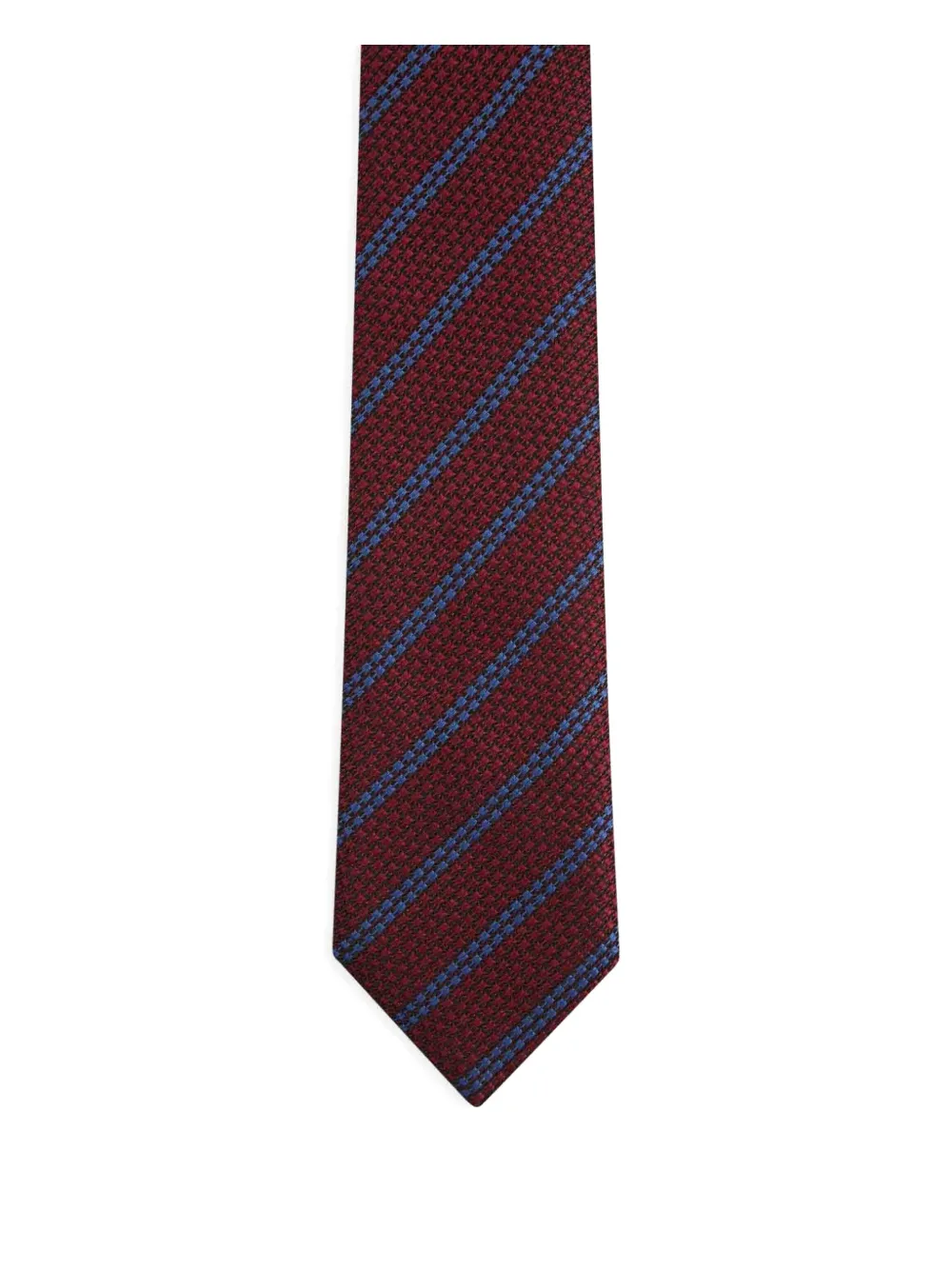 

Шелковый галстук с узором Zegna, красный