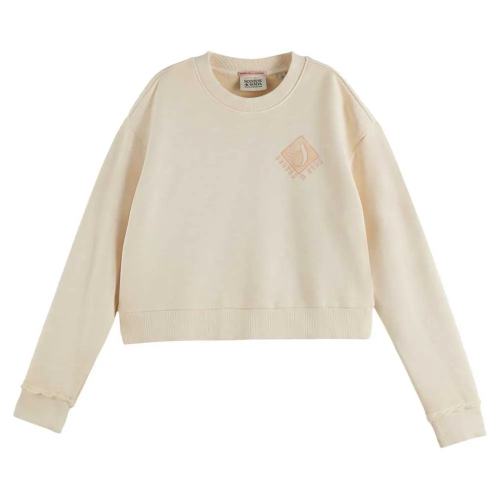 

Толстовка Scotch & Soda Artwork Loose Fit, бежевый