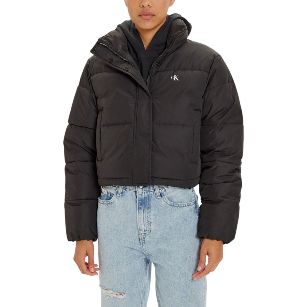 

Черные куртки и пальто из полиэстера Calvin Klein Jeans