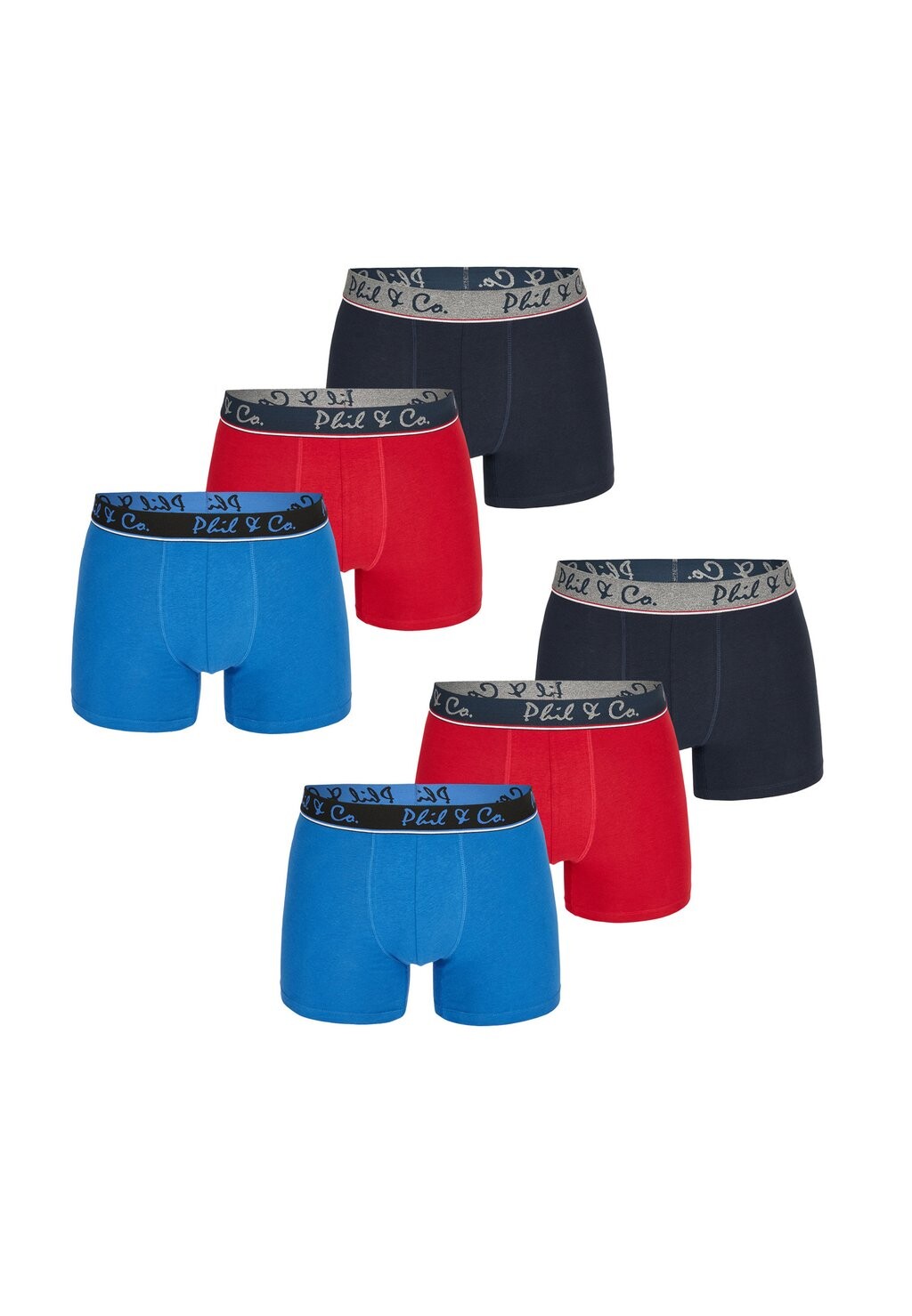 

Трусы 6-PACK CORE Phil & Co. Berlin, красный
