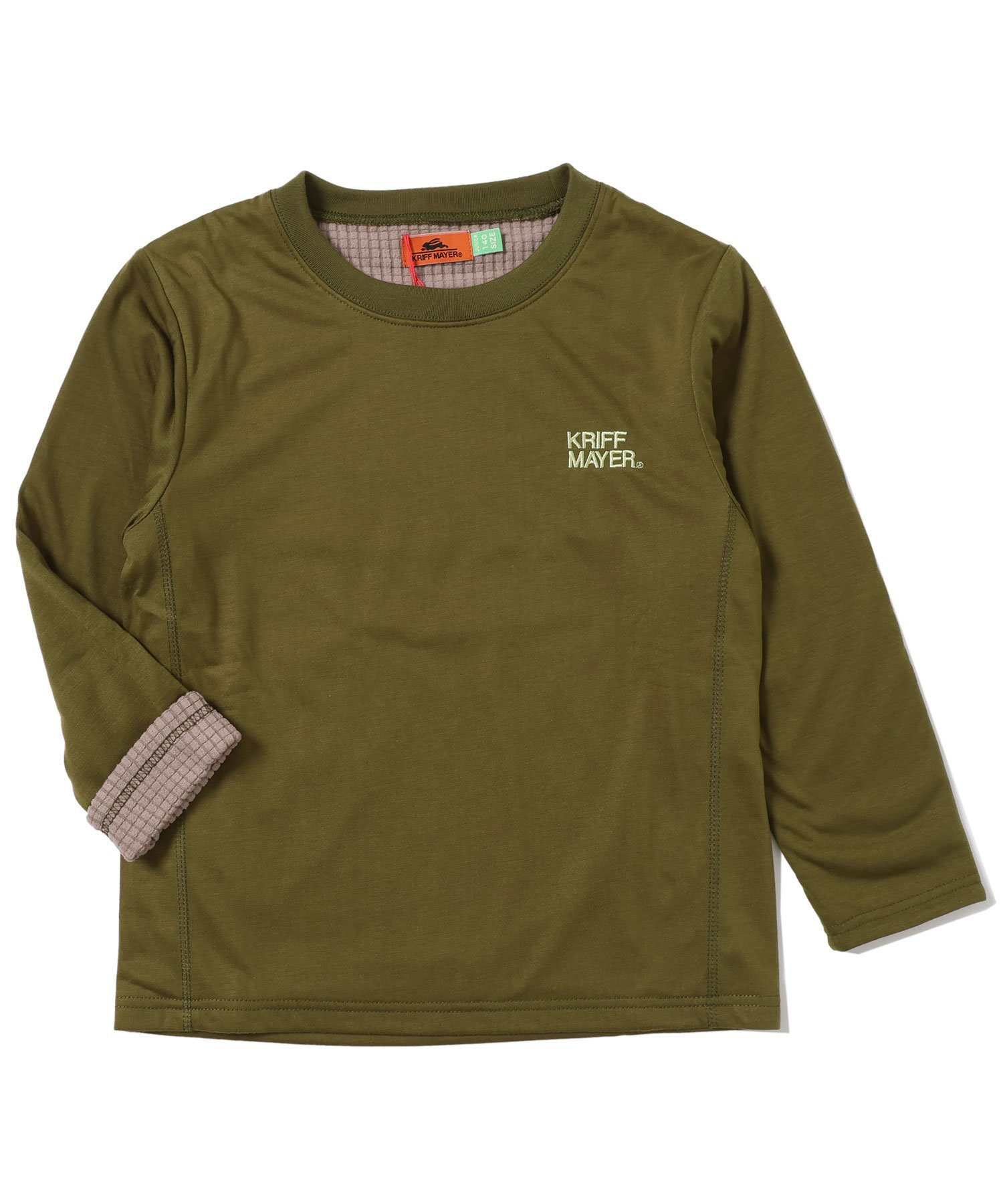 (K) Флисовая футболка Poka с блочной подкладкой KRIFF MAYER, KHAKI