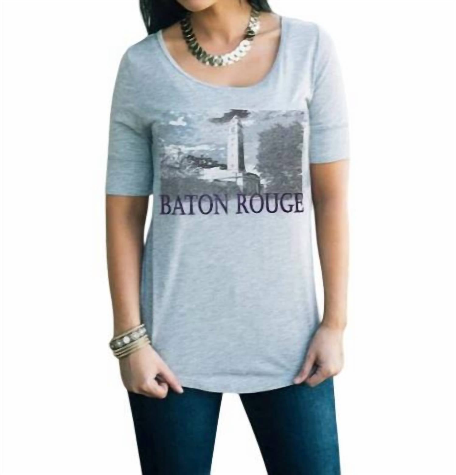 

Футболка Lsu Landmark в Батон-Руже Gameday Couture, цвет baton rouge