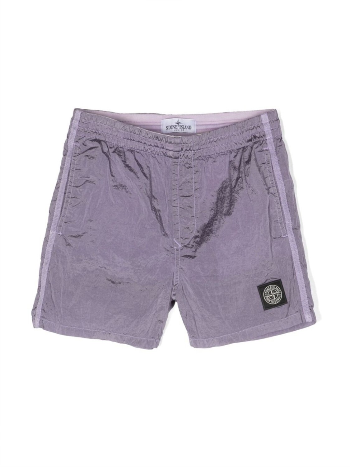 

Stone Island Junior плавки-шорты с нашивкой-логотипом, фиолетовый