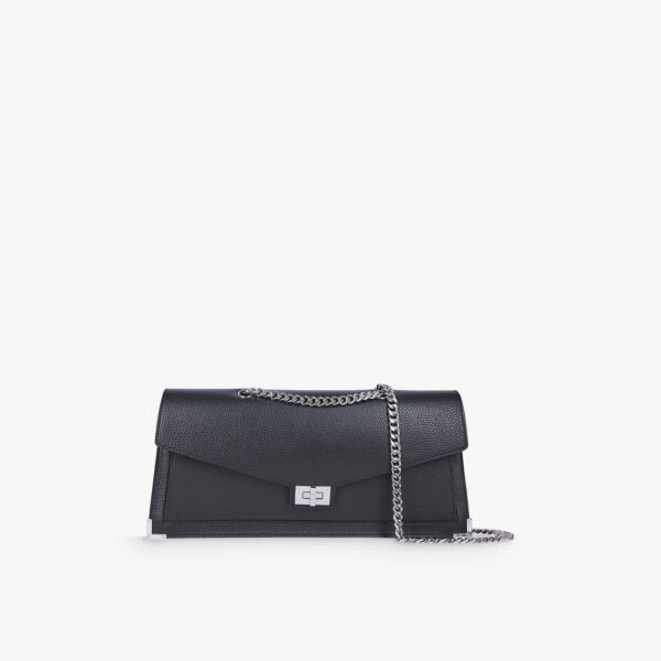 

Длинная кожаная сумка через плечо Emily The Kooples, черный