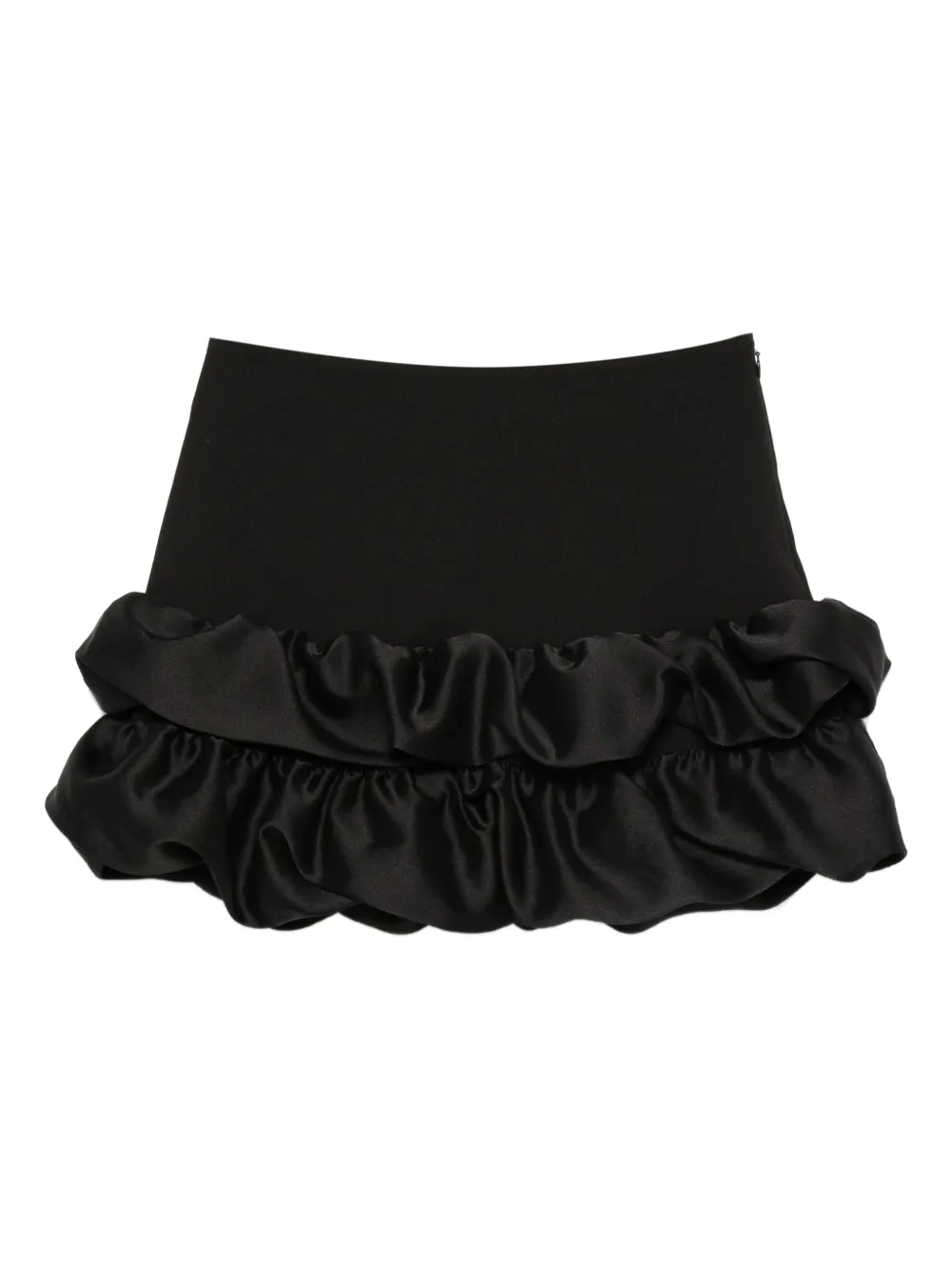 

Юбка мини с оборками SANDRO, черный