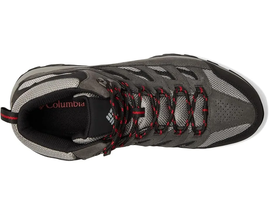 Ботинки Columbia Crestwood Mid Waterproof, Dark Grey/Mountain Red — фото 2
