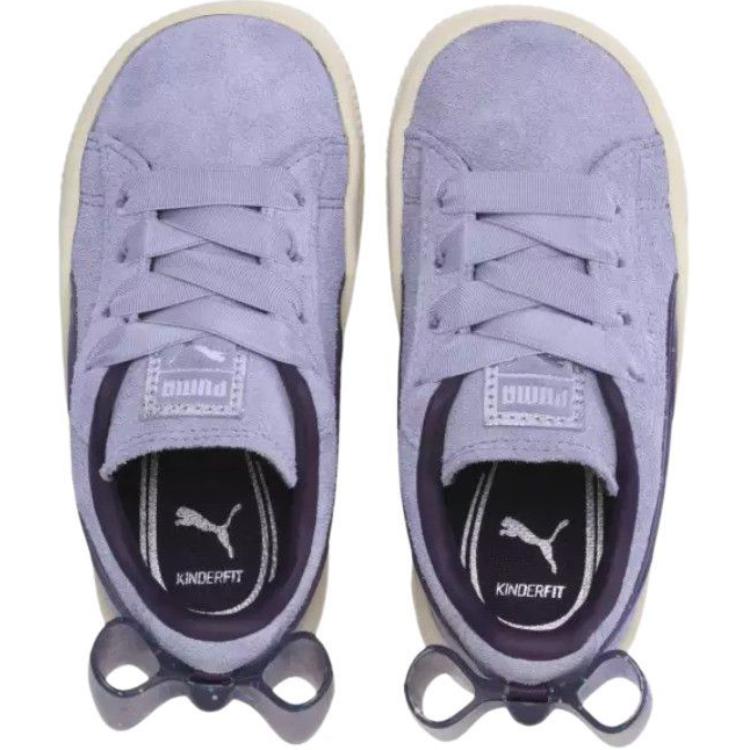 PUMA Кеды Suede Low top Kids' Skateboarding Shoes Purple Children Aged 3 7 Years Old — фото 3