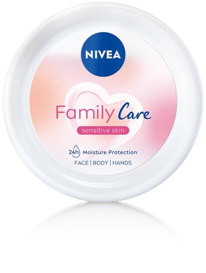 Легкий увлажняющий крем для лица, тела и рук 450мл Nivea, Family Care — фото 2
