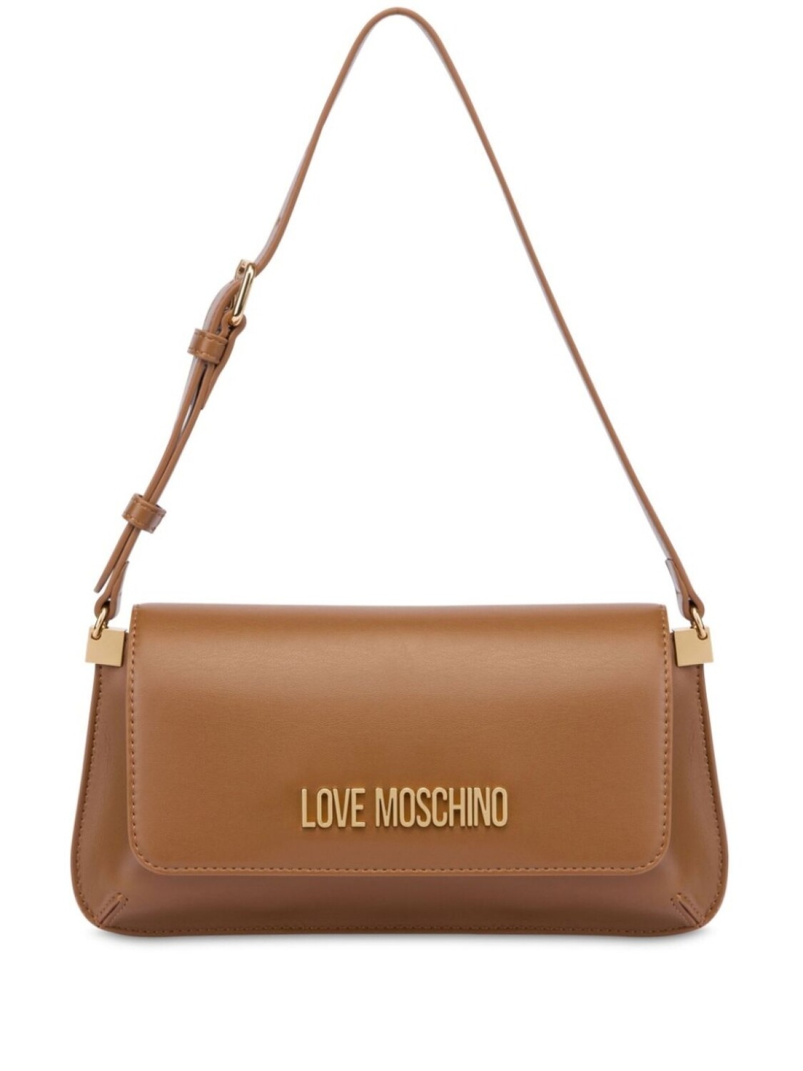 

Сумка на плечо с логотипом Love Moschino, коричневый