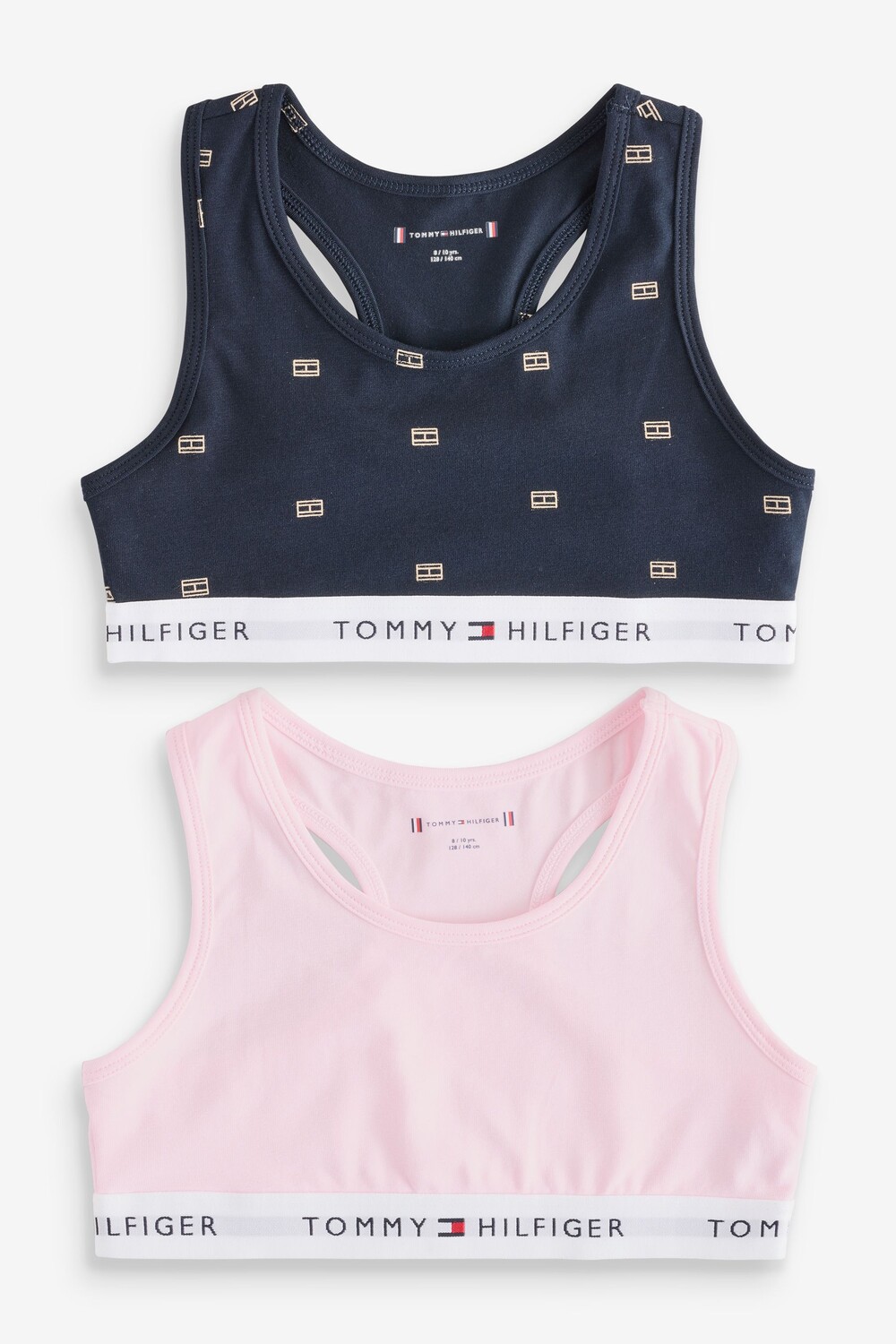 

Бюстгальтер бралетт с принтом, 2 шт в упаковке Tommy Hilfiger, розовый