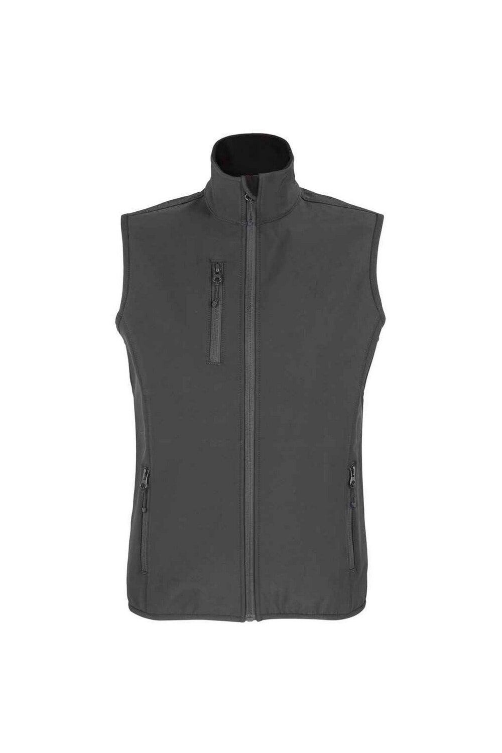 

Утеплитель для тела Falcon Softshell из переработанного сырья SOL'S, серый