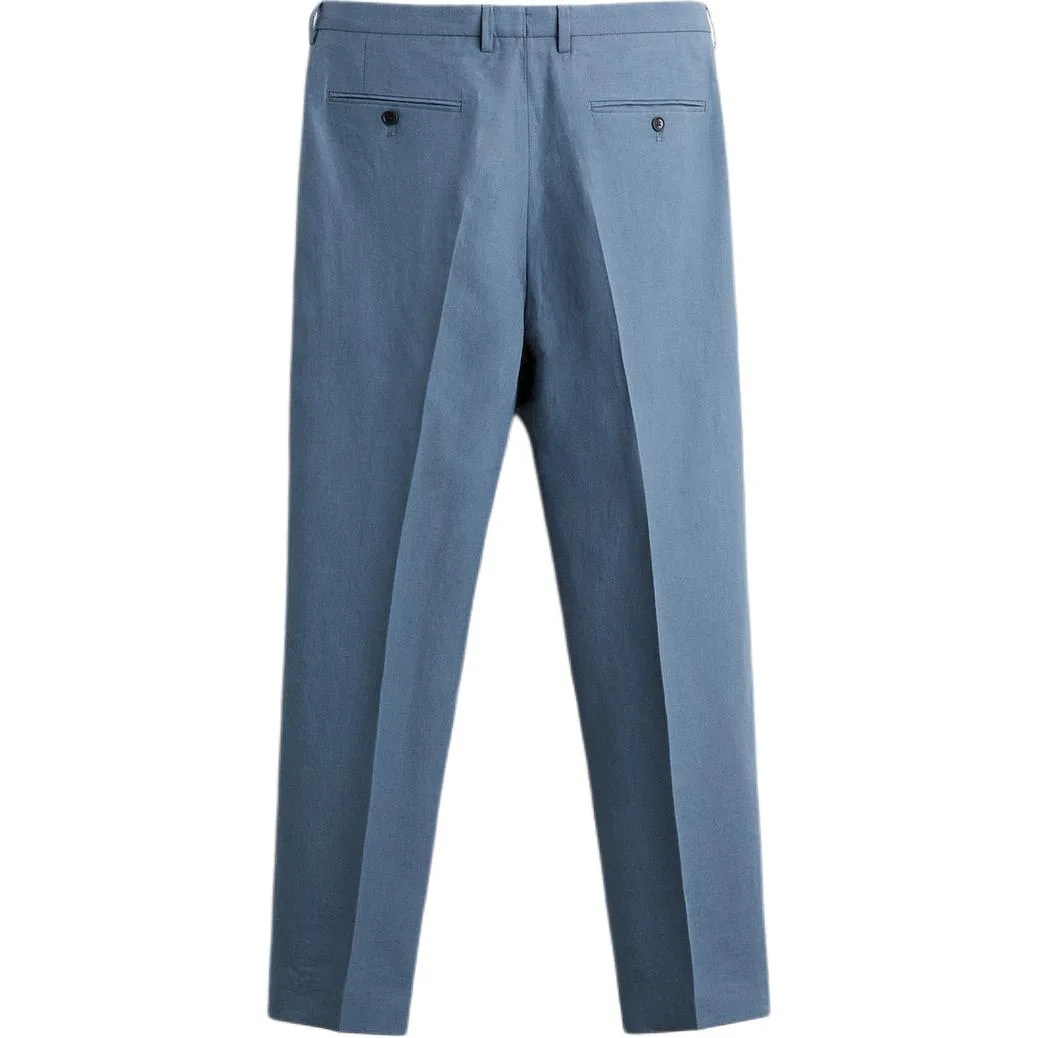 ZARA Брюки мужские Blue/Asphalt Gray — фото 3