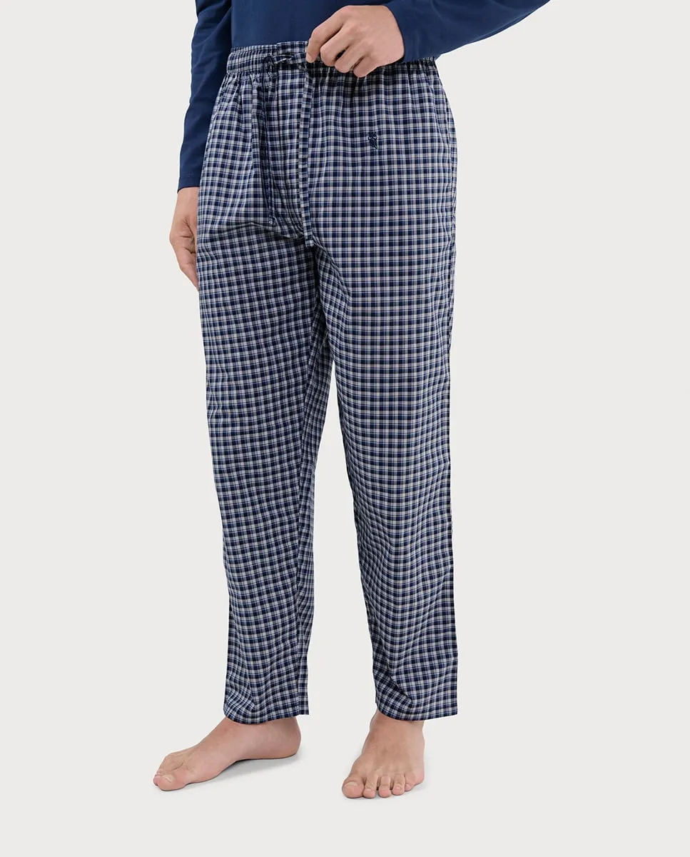 

Мужские длинные брюки из ткани El Búho Nocturno, светло-голубой