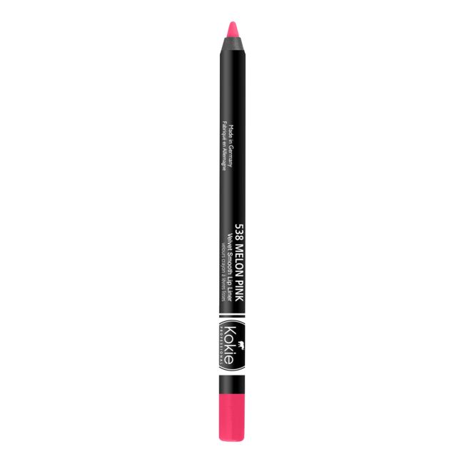 

Бархатистый гладкий карандаш для губ Kokie, цвет melon pink, 1,2 гр