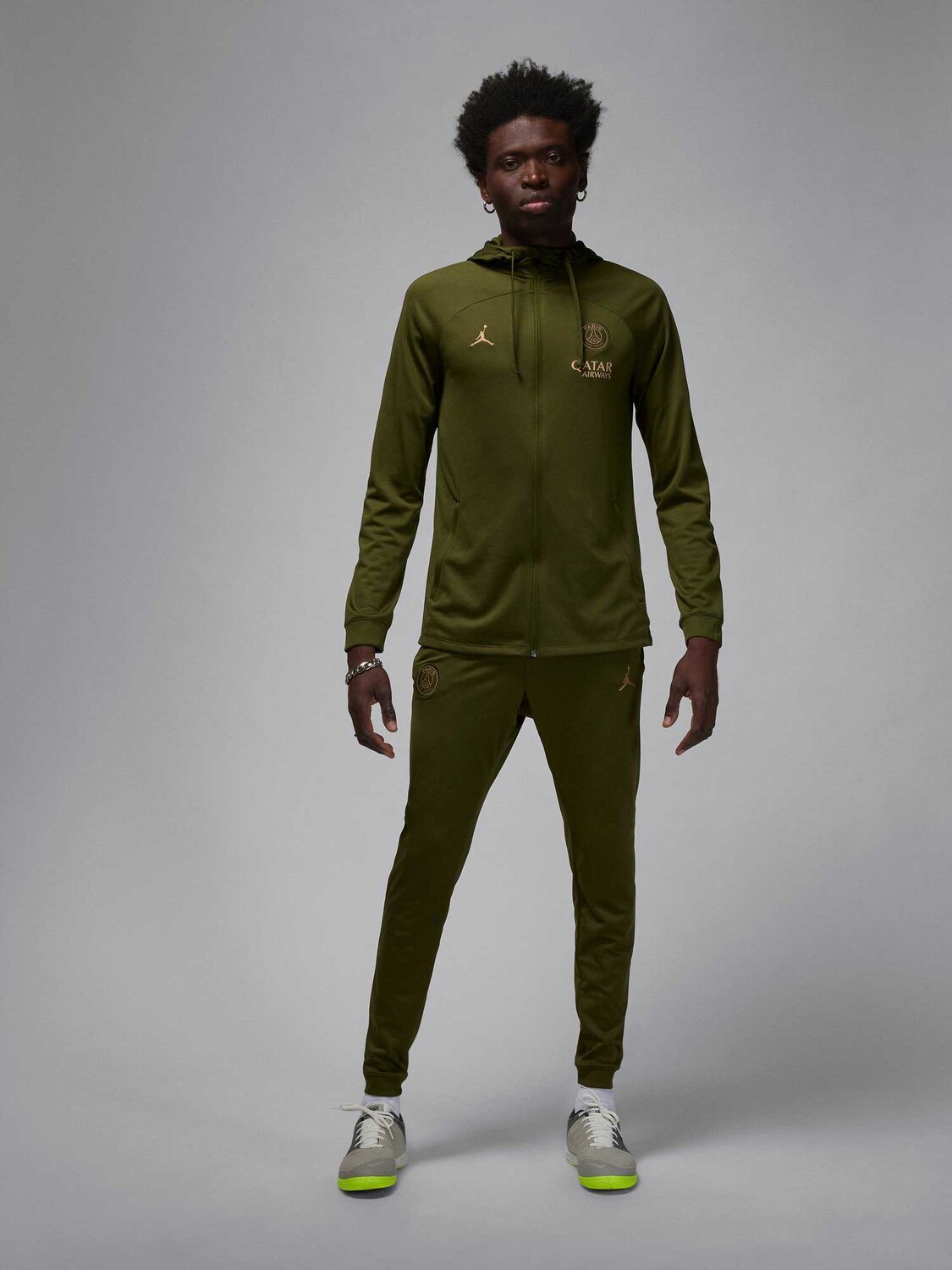 

Спортивный костюм Jordan PSG MNK DF STRKHD TRKSUIT K4TH, зеленый