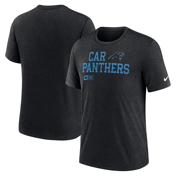 

Мужская черная футболка carolina panthers overlap lockup tri-blend Nike