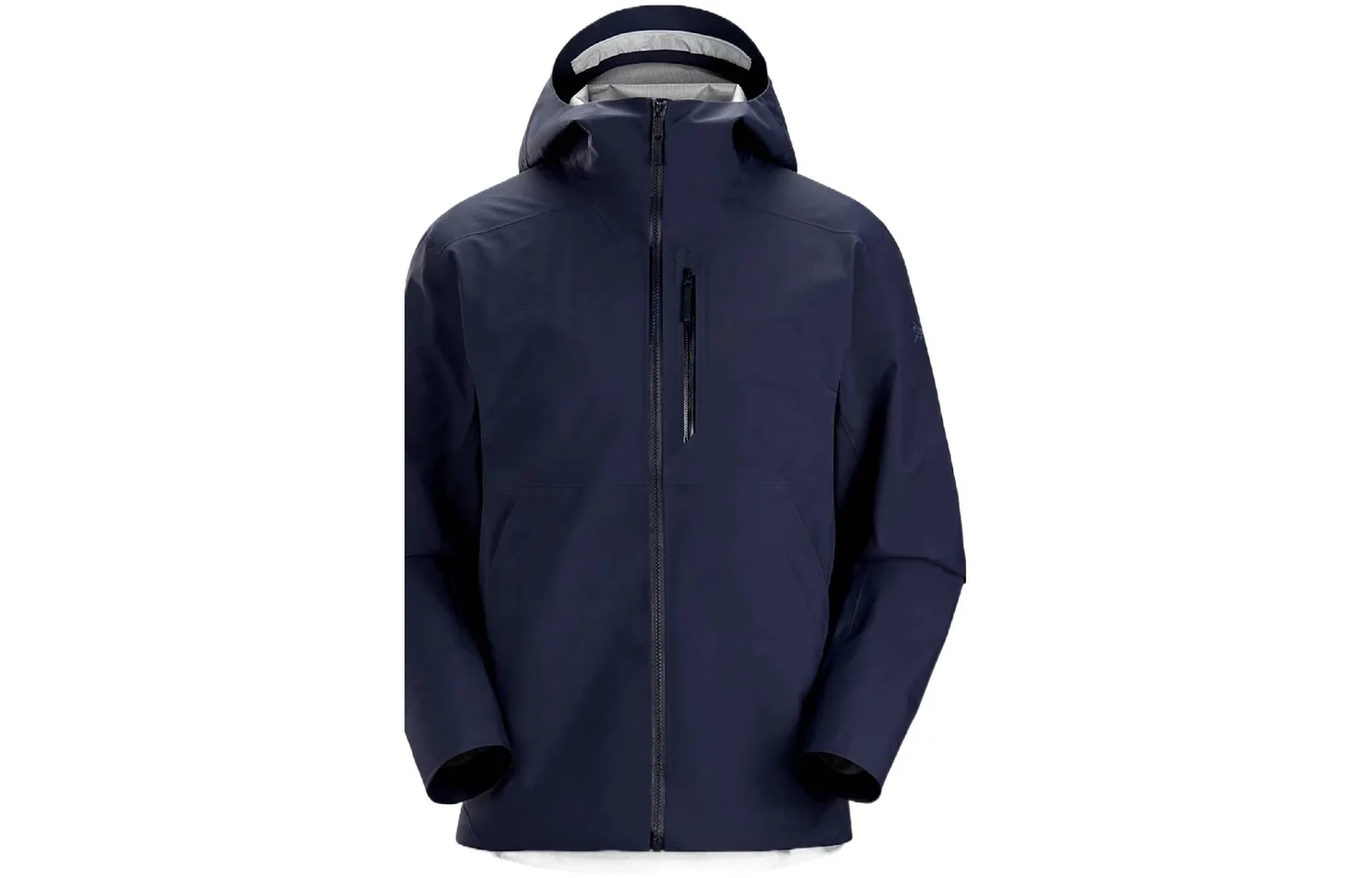 Arcteryx Ветровка мужская для походов на открытом воздухе, водонепроницаемая, ветронепроницаемая и устойчивая к истиранию, черная
