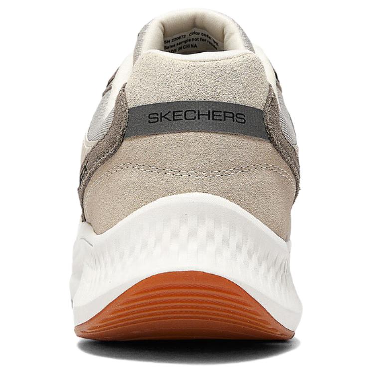 GO RUN Low top мужские беговые кроссовки цвета Skechers, хаки — фото 4