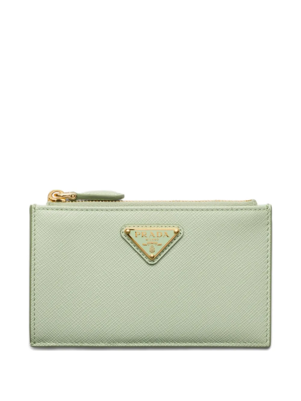 

Картхолдер с логотипом Prada, зеленый