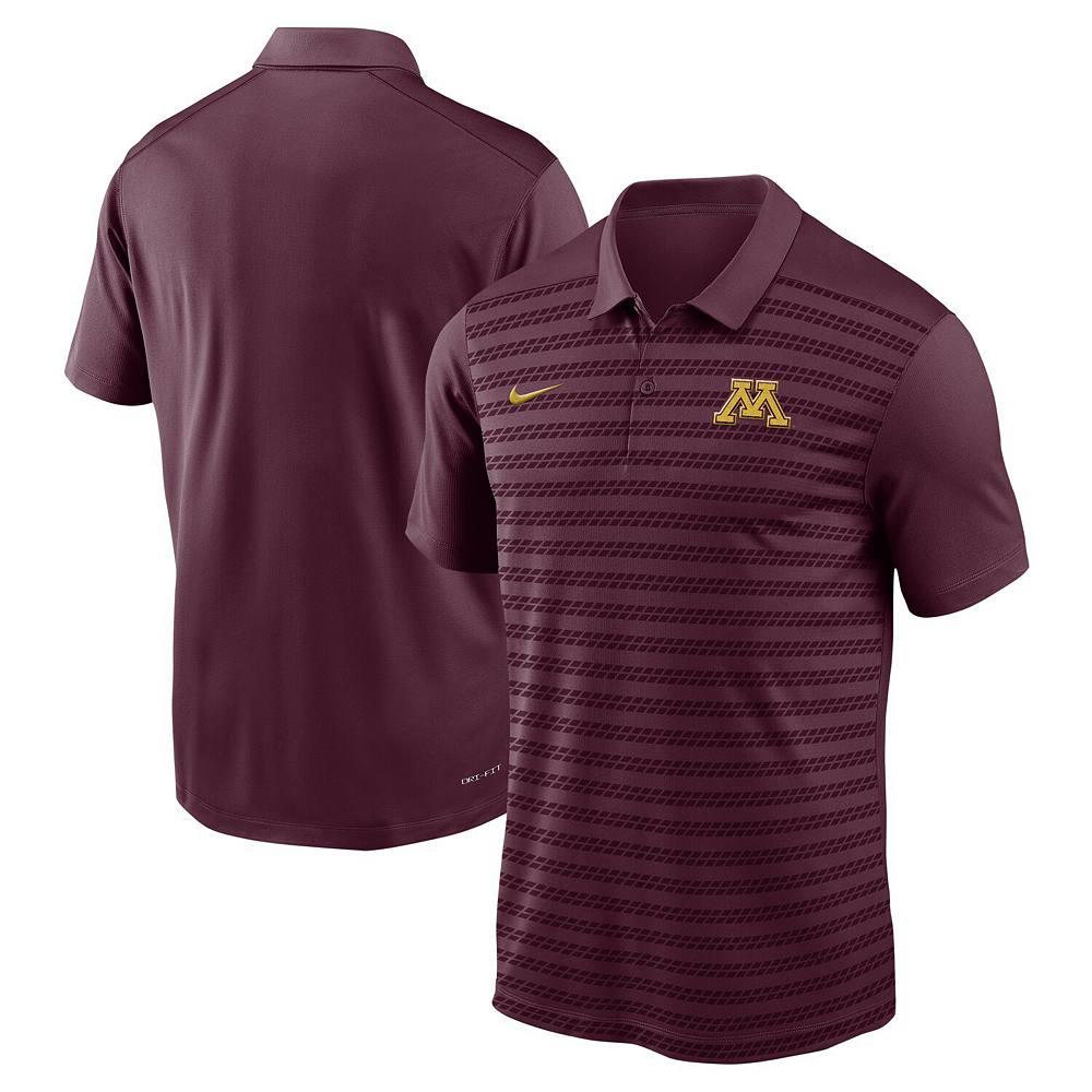 

Мужская футболка-поло Nike Maroon Minnesota Golden Gophers 2024 Sideline Victory Coaches Performance, цвет Min Red