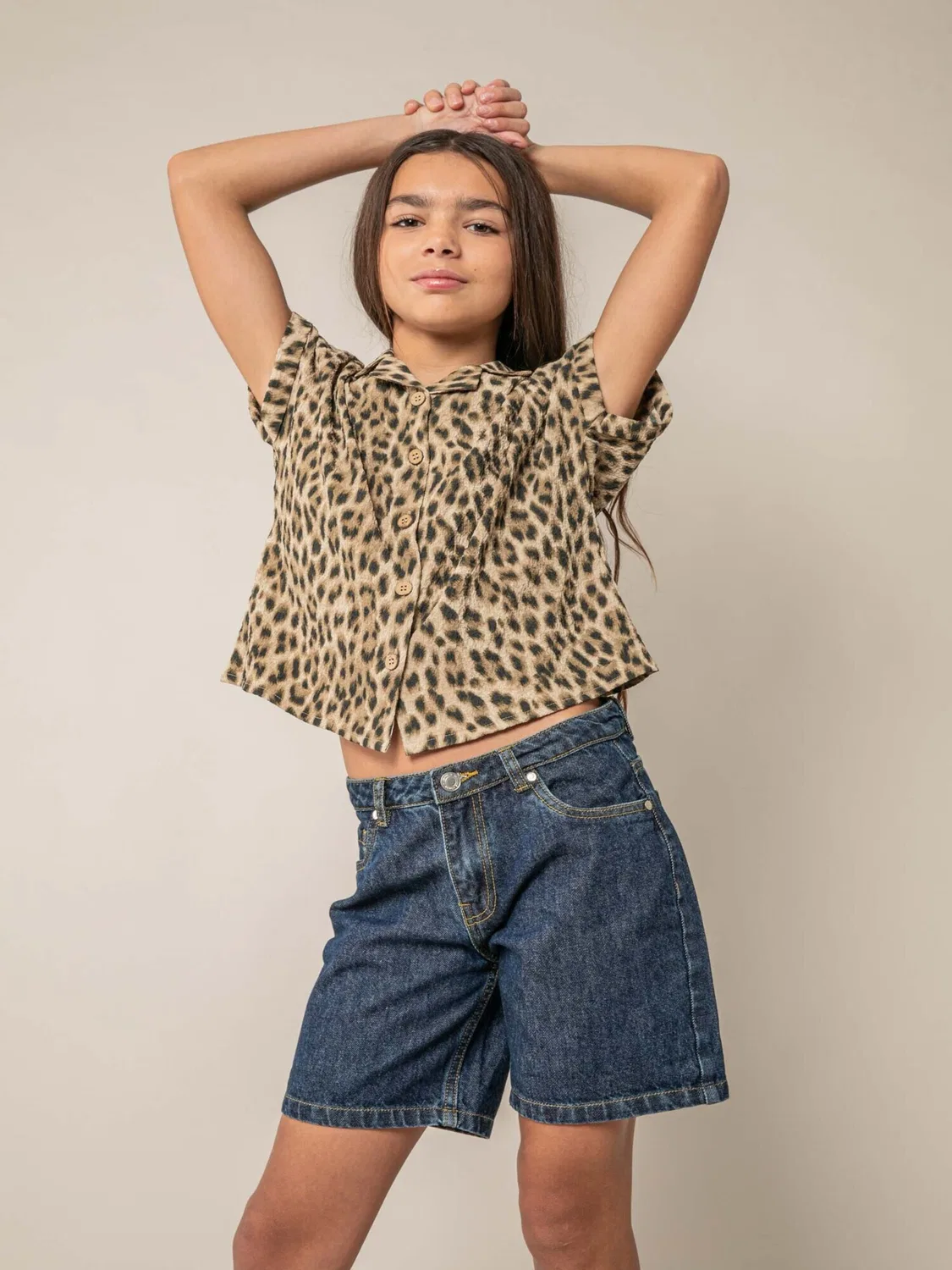 Джинсы Deeluxe Wide leg Jeans Martha синего цвета — фото 4