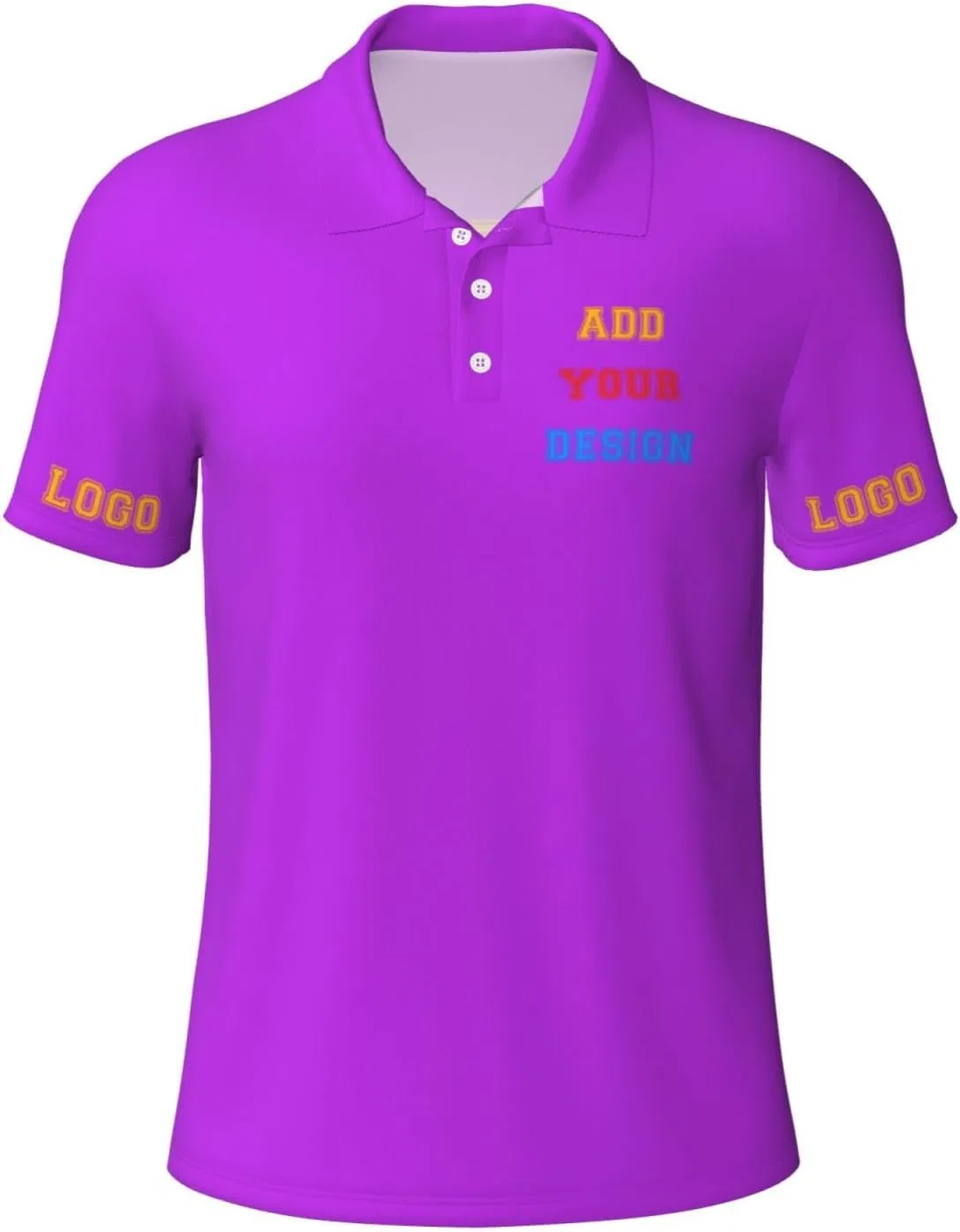 Мужское поло для гольфа, Generic, Purple