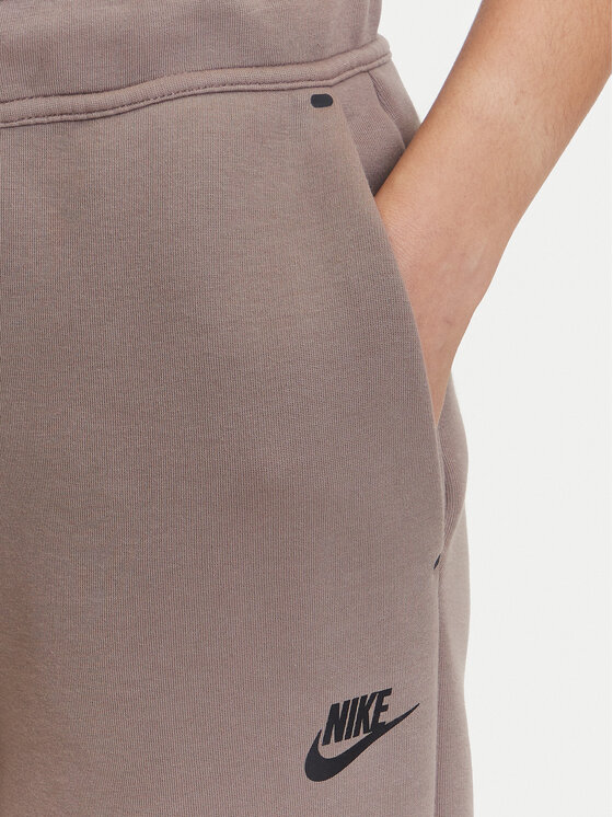 Спортивные брюки обычного кроя Tech Fleece HV6779 Nike, коричневый — фото 4