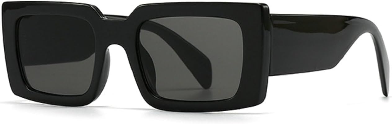 

Винтажные солнцезащитные очки Melrose в маленькой прямоугольной оправе в стиле панк для женщин, классические квадратные солнцезащитные очки для женщин, защита от УФ-излучения UV400, Black