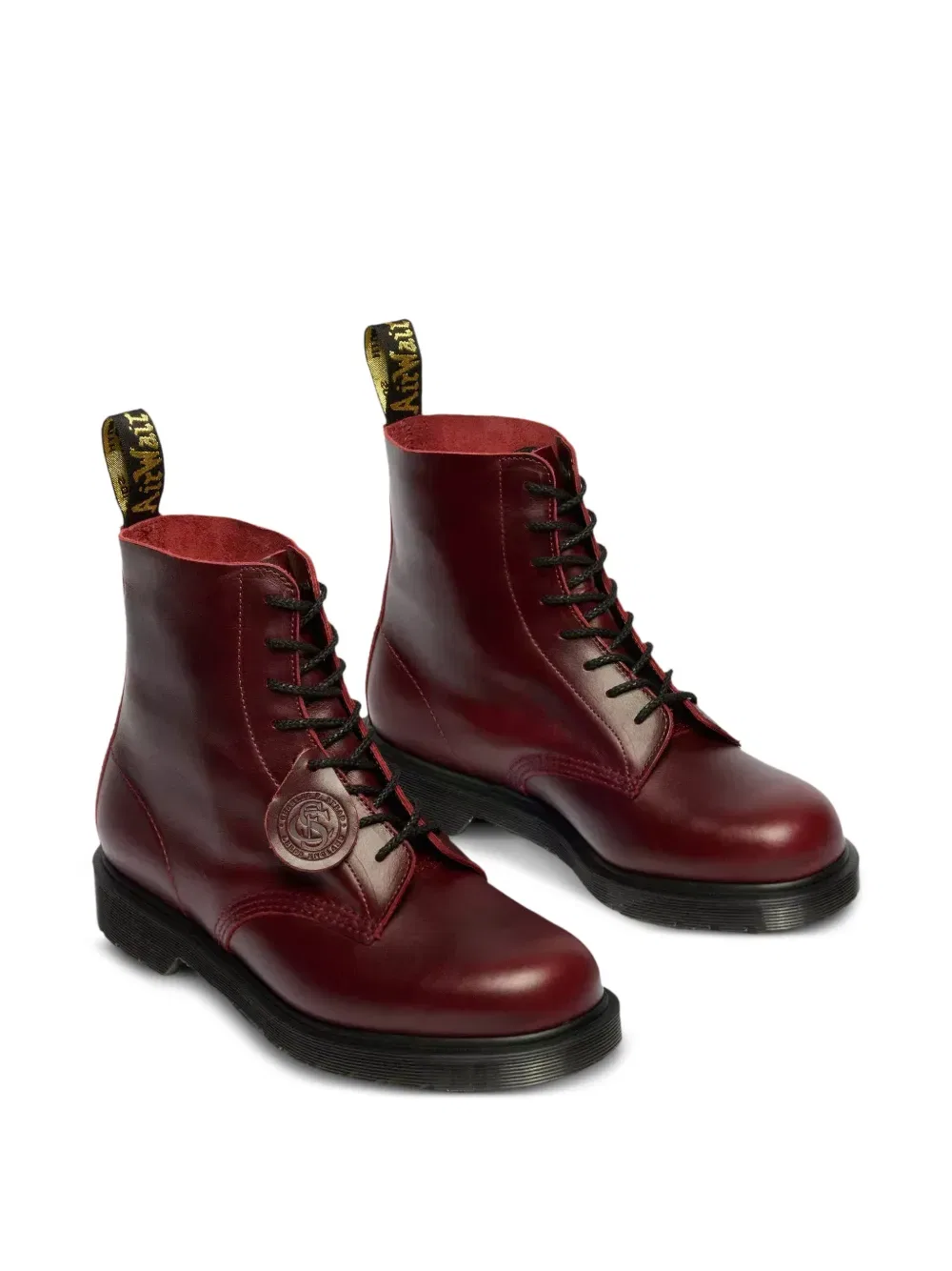 Ботинки на шнуровке Dr. Martens, красный — фото 2