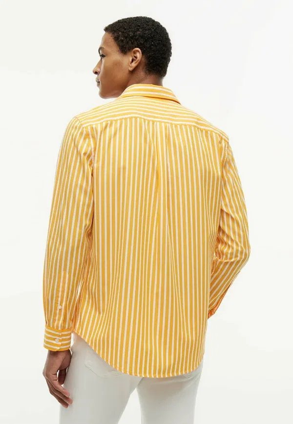 Рубашка Tommy Hilfiger Flex poplin seasonal stripe sht seasonal pattern shirt, оранжевая полоска — фото 3