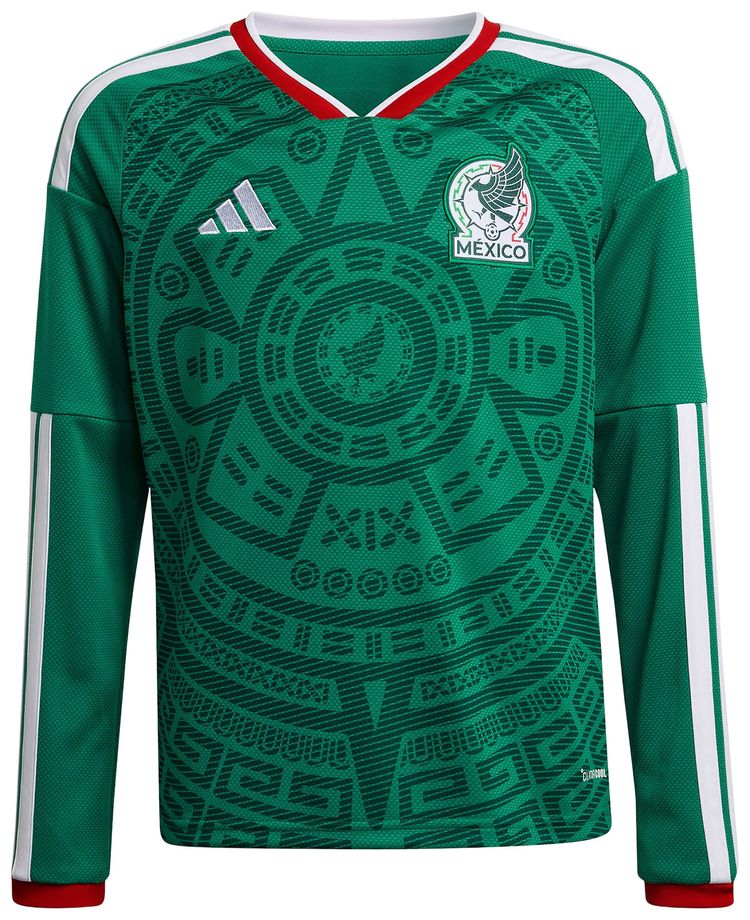 

Домашняя футболка с длинными рукавами Adidas Mexico 26, зеленый