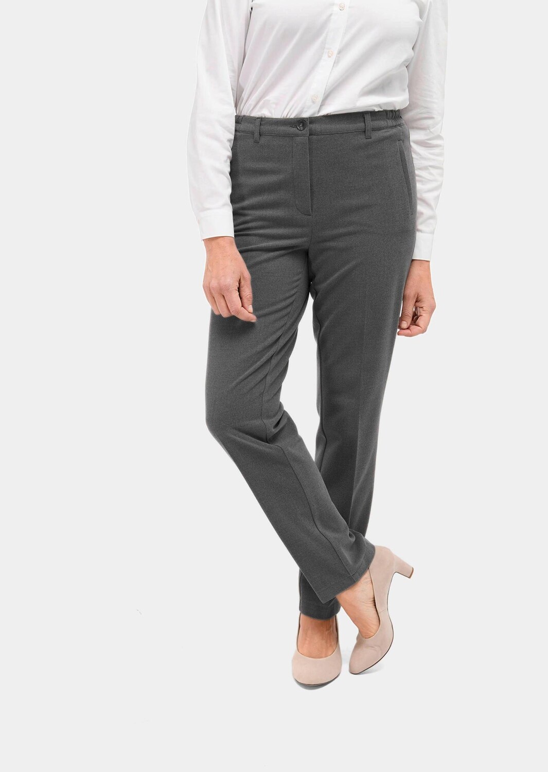 

Брюки GOLDNER Flanellhose ANNA, серый