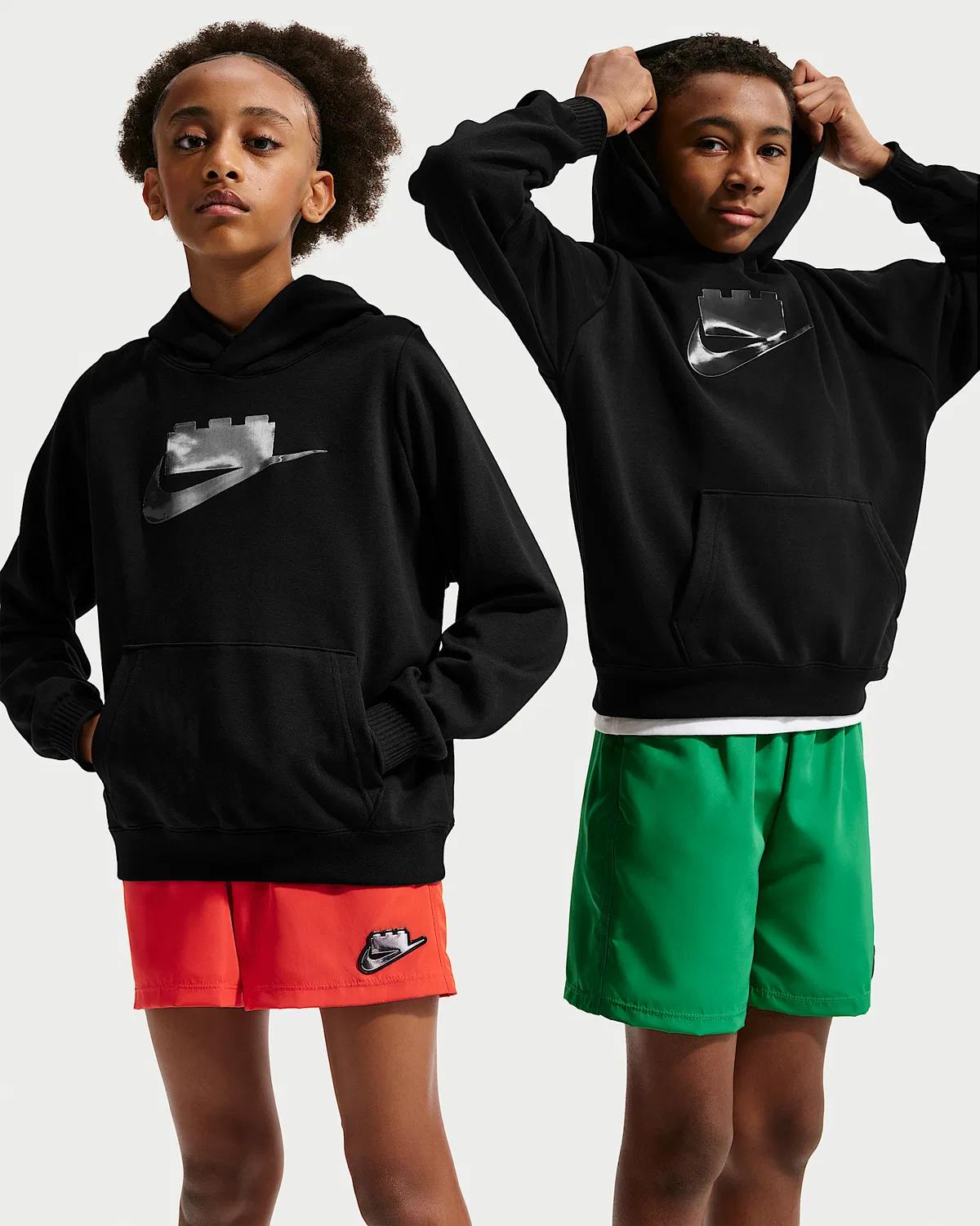 Детская худи Nike x LEGO® Collection, Black/Smoke Grey