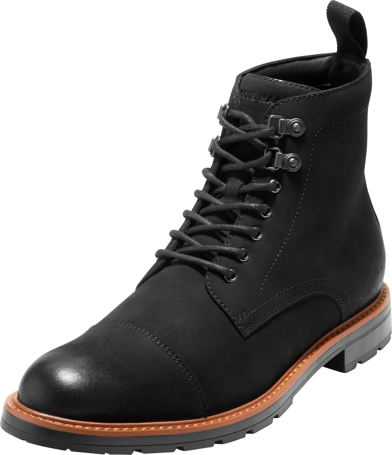 Мужские ботинки Cole Haan - Chamberlin Grand Cap Toe Oxford, черный